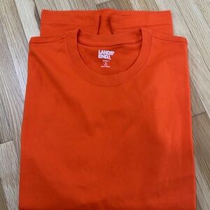 Lands' End Orange T-Shirt
